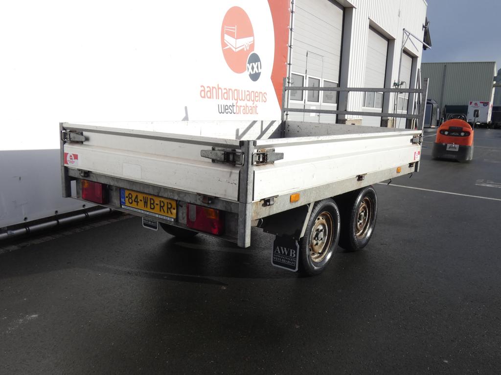 Hapert Plateauwagen tandemas 300x150cm 2000kg